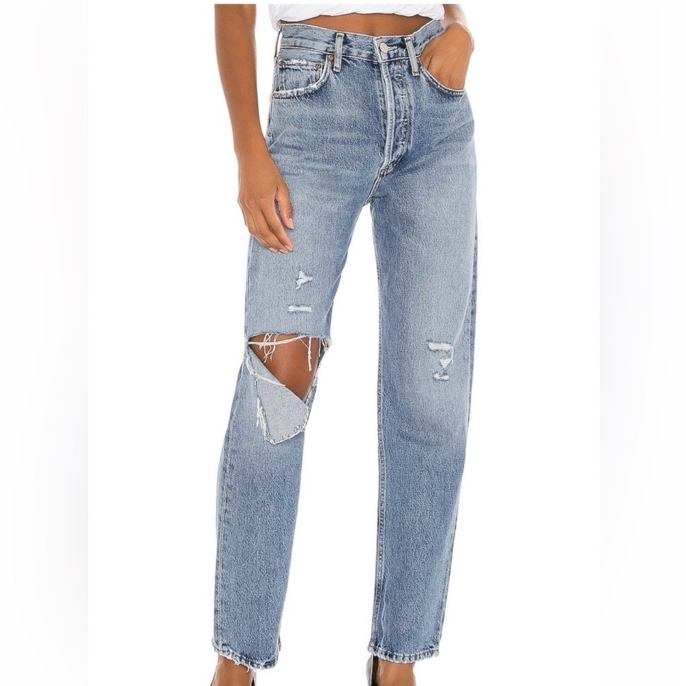 Agolde 90s Pinch Waist Light Blue in Lineup